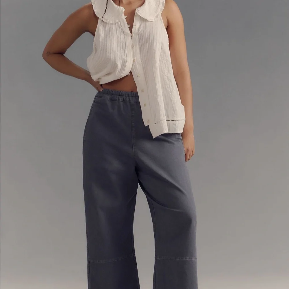 The Izzie Relaxed Pull-On Barrel Pants by Pilcro - Picture 4 of 5